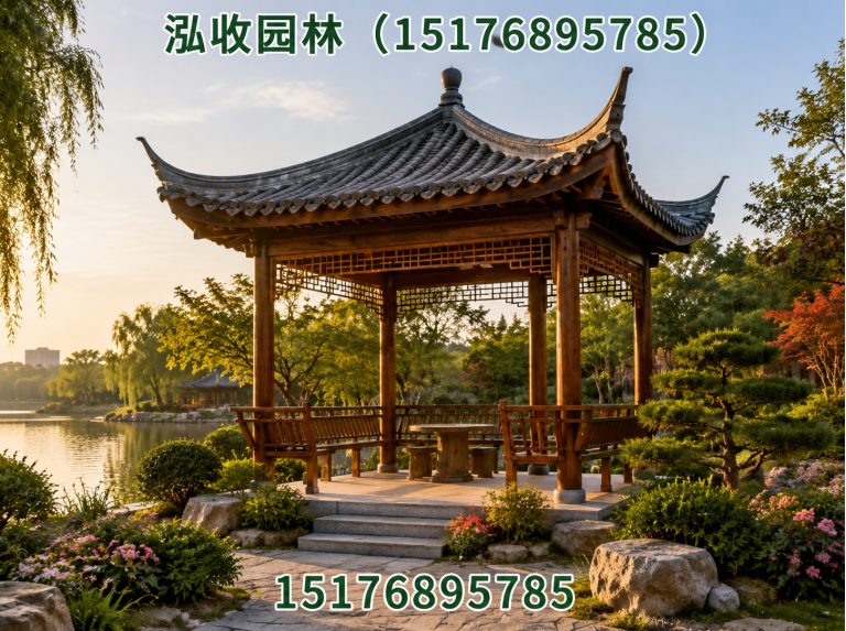 南昌防腐木凉亭展示图